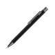 Ручка шариковая UMA «STRIGHT GUM» soft-touch, с зеркальной гравировкой, черный