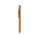 Ручка шариковая UMA «STRAIGHT GUM» soft-touch, с зеркальной гравировкой, оранжевый