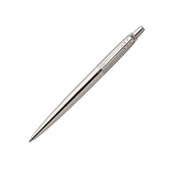 Шариковая ручка Parker Jotter Premium Stainless Steel Diagonal CT, серебристый с логотипом