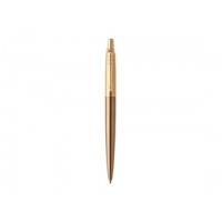 Шариковая ручка Parker Jotter Premium West End Gold Brushed GT, коричневый/золотистый