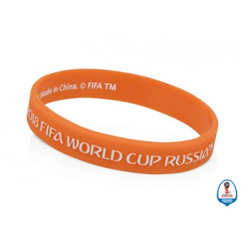 Браслет 2018 FIFA World Cup Russia™, оранжевый с логотипом