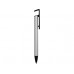 Ручка-подставка шариковая «Кипер Металл», серебристый с логотипом