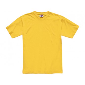 Футболка "Heavy Super Club" мужская, желтый с логотипом 