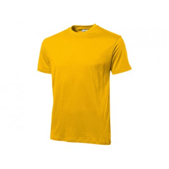 Футболка "Heavy Super Club" мужская, золотисто-желтый с логотипом 