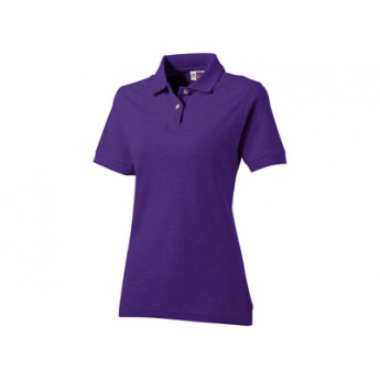 Рубашка поло "Boston" женская, фиолетовый  с логотипом
