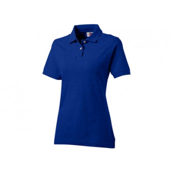 Рубашка поло "Boston" женская, классический синий  с логотипом