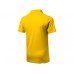 Рубашка поло "First" мужская, золотисто-желтый  с логотипом