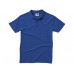 Рубашка поло "First" мужская, классический синий  с логотипом