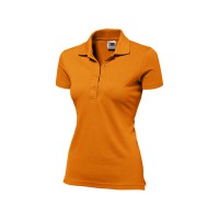 Рубашка поло "First" женская, оранжевый 