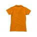 Рубашка поло "First" женская, оранжевый  с логотипом