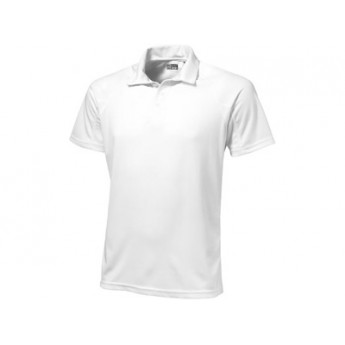 Рубашка поло "Striker" мужская, белый  с логотипом