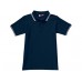 Рубашка поло "Erie" мужская, темно-синий  с логотипом