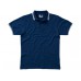 Рубашка поло "Erie" мужская, темно-синий  с логотипом