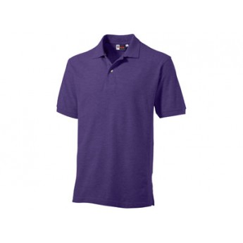 Рубашка поло "Boston" мужская, фиолетовый  с логотипом