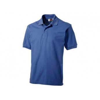 Рубашка поло "Boston" мужская, синий navy  с логотипом