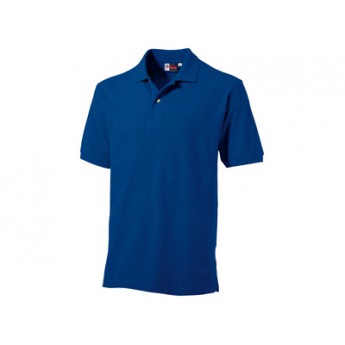 Рубашка поло "Boston" мужская, классический синий  с логотипом