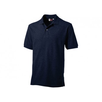 Рубашка поло "Boston" мужская, темно-синий  с логотипом