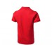 Рубашка поло "Backhand" мужская, красный/белый  с логотипом