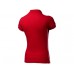 Рубашка поло "Backhand" женская, красный/белый  с логотипом