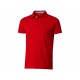 Рубашка поло "Hacker" мужская, красный/серый 