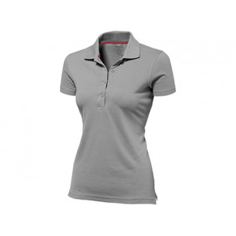 Рубашка поло "Advantage" женская, серый  с логотипом