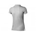 Рубашка поло "Advantage" женская, серый меланж  с логотипом