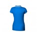 Рубашка поло "Deuce" женская, небесно-голубой  с логотипом