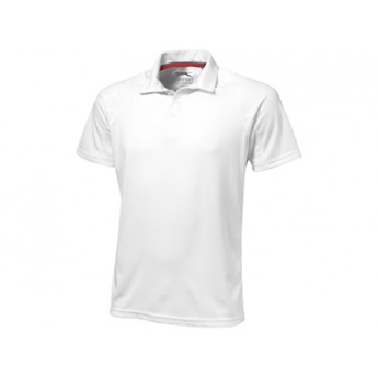 Рубашка поло "Game" мужская, белый  с логотипом