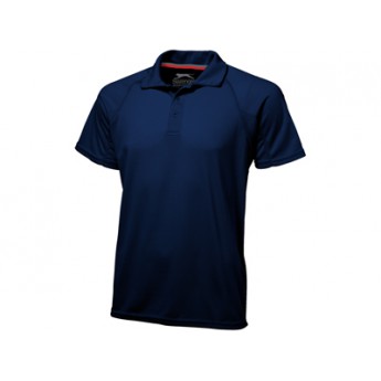 Рубашка поло "Game" мужская, темно-синий  с логотипом