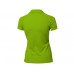 Рубашка поло "Game" женская, зеленое яблоко  с логотипом