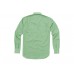 Рубашка "Net" мужская с длинным рукавом, зеленый  с логотипом