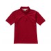 Рубашка поло "Forehand" мужская, темно-красный  с логотипом