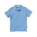 Рубашка поло "Forehand" женская, голубой  с логотипом