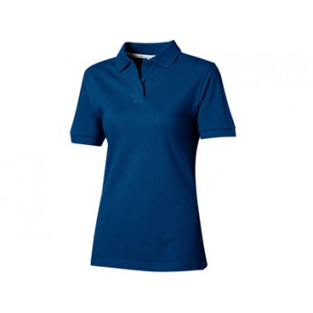 Рубашка поло "Forehand" женская, классический синий  с логотипом