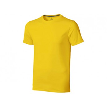 Футболка "Nanaimo" мужская, желтый с логотипом 