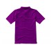 Рубашка поло "Calgary" мужская, темно-фиолетовый  с логотипом