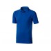 Рубашка поло "Calgary" мужская, синий  с логотипом