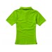 Рубашка поло "Calgary" женская, зеленое яблоко  с логотипом