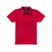 Рубашка поло "Markham" мужская, красный/антрацит  с логотипом