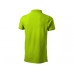 Рубашка поло "Yukon" мужская, зеленое яблоко  с логотипом