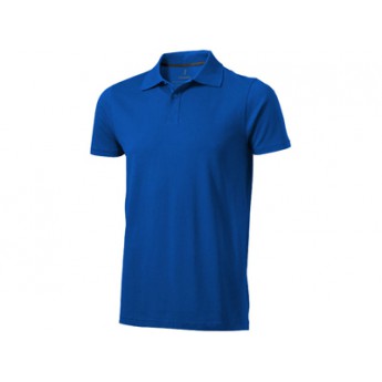 Рубашка поло "Seller" мужская, синий  с логотипом