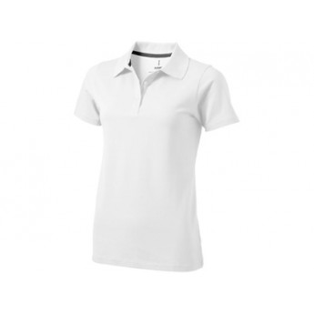 Рубашка поло "Seller" женская, белый  с логотипом