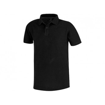 Рубашка поло «Primus» мужская, черный  с логотипом