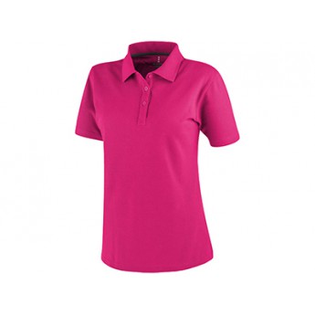Рубашка поло «Primus» женская, розовый  с логотипом