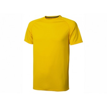Футболка "Niagara" мужская, желтый с логотипом 