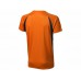 Футболка "Quebec Cool Fit" мужская, оранжевый с логотипом 