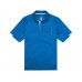 Рубашка поло "Kiso" мужская, синий  с логотипом