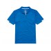 Рубашка поло "Kiso" женская, синий  с логотипом