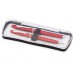 Набор Celebrity «Экзюпери»: ручка шариковая, ручка роллер в футляре красный с логотипом