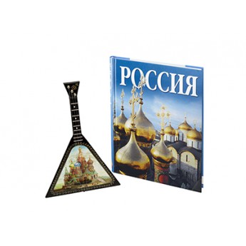 Купить Подарочный набор «Музыкальная Россия»: балалайка, книга «Россия»